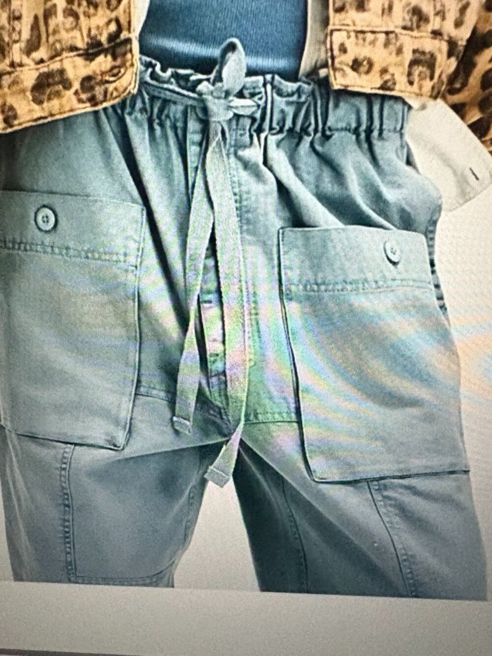 Free People River Stone Pants/Small Sky